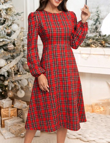 Rochie medie SHEIN, rosu