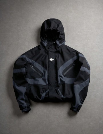 
						Jacheta SHEIN, negru/albastru