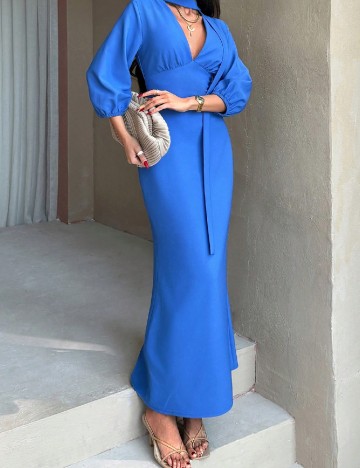 Rochie lunga SHEIN, albastru