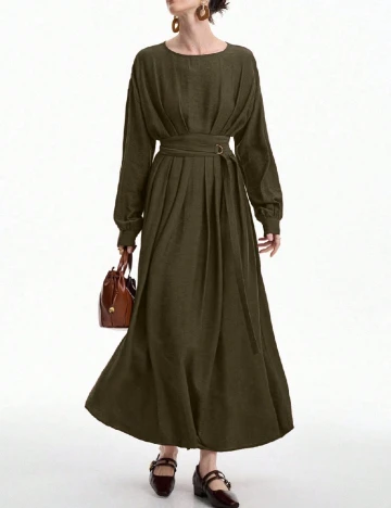 Rochie lunga SHEIN, verde