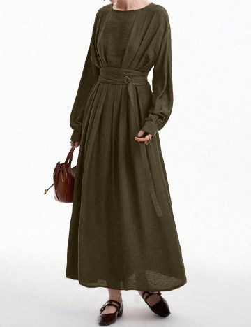 Rochie lunga SHEIN, verde