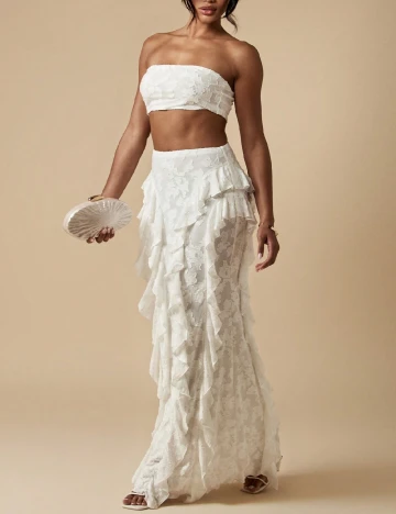 Compleu Missguided, alb