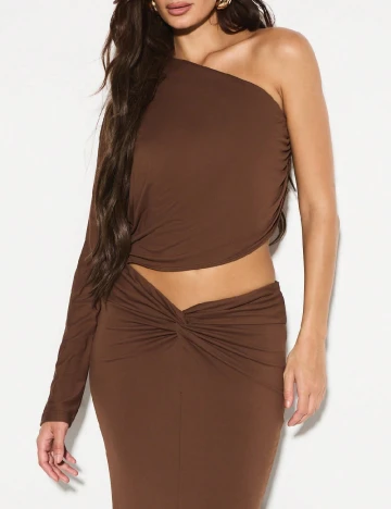 Rochie lunga SHEIN, maro