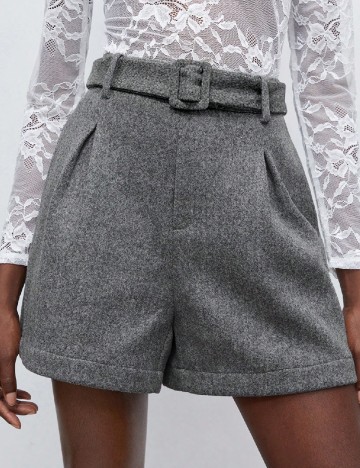 Pantaloni scurti SHEIN, gri