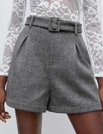 Pantaloni scurti SHEIN, gri