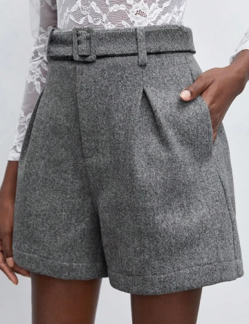 Pantaloni scurti SHEIN, gri