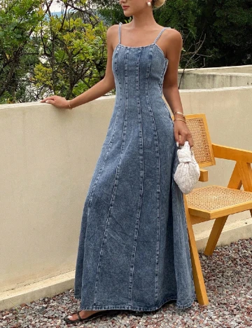 Rochie lunga SHEIN, albastru