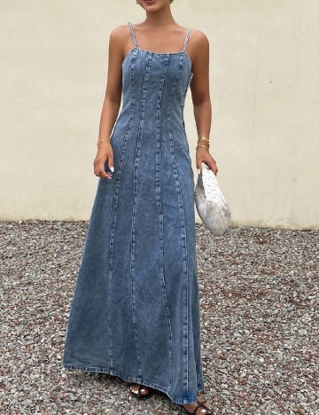 Rochie lunga SHEIN, albastru