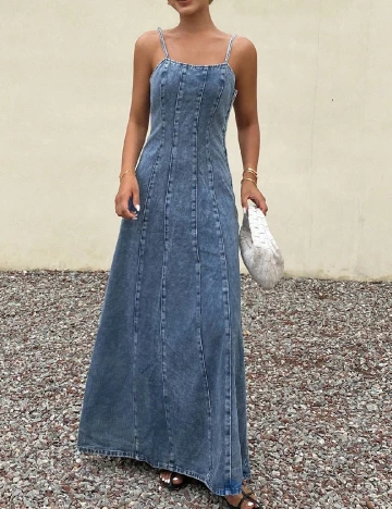 Rochie lunga SHEIN, albastru