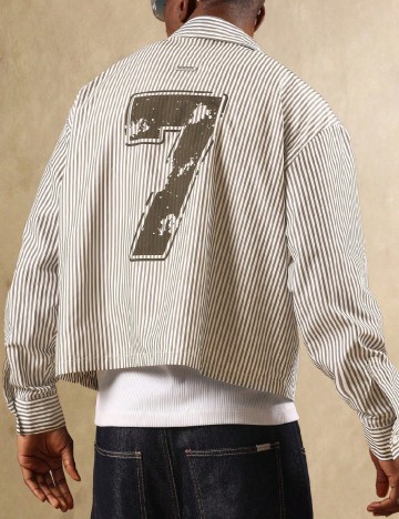 Camasa SUMWON, alb/maro