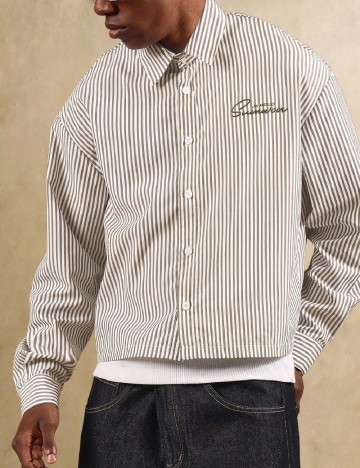 Camasa SUMWON, alb/maro