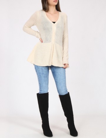 Cardigan Zara, ecru