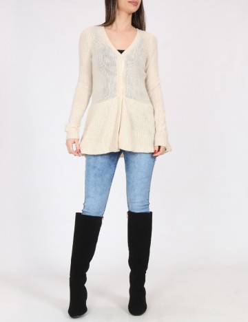 
						Cardigan Zara, ecru