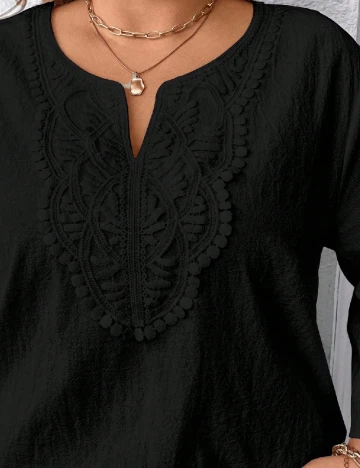 Bluza SHEIN CURVE, negru