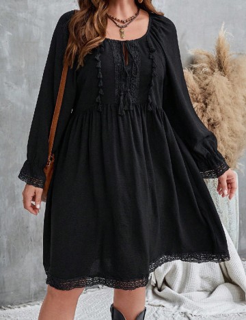 
						Rochie scurta SHEIN CURVE, negru