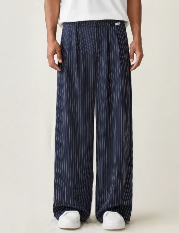 Pantaloni SHEIN, bleumarin