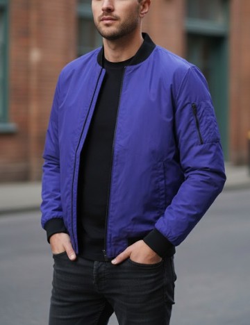 
						Geaca Zara, albastru