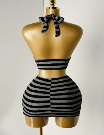 Compleu SHEIN, negru/gri