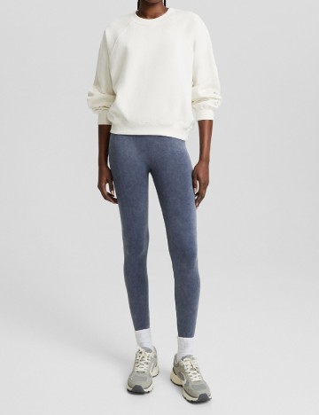 
						Colanti Bershka, albastru