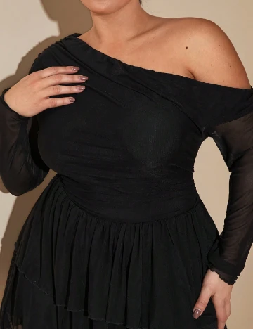 Rochie scurta SHEIN CURVE, negru