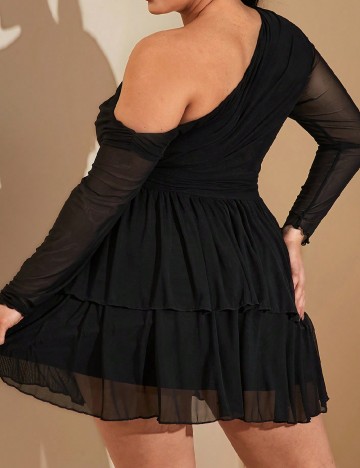 Rochie scurta SHEIN CURVE, negru