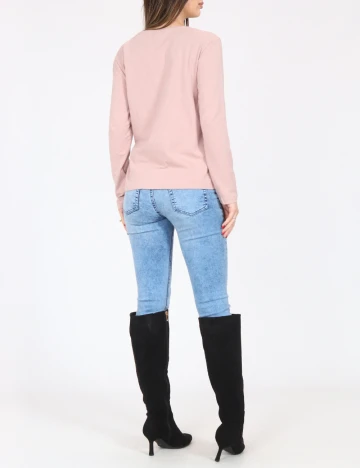 Bluza Zara, roz pudra inchis