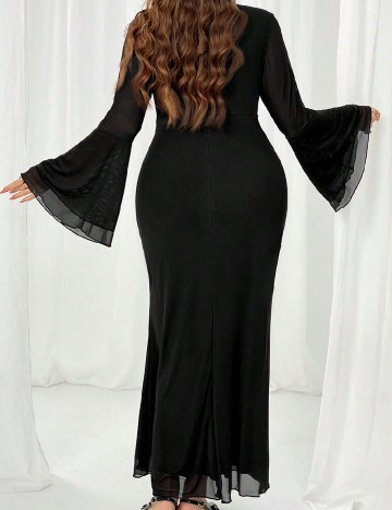 Rochie lunga SHEIN CURVE, negru