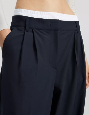 Pantaloni Bershka, bleumarin