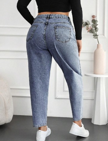 Blugi SHEIN CURVE, albastru