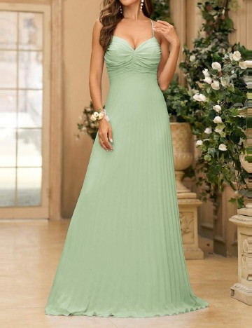 Rochie lunga SHEIN, verde