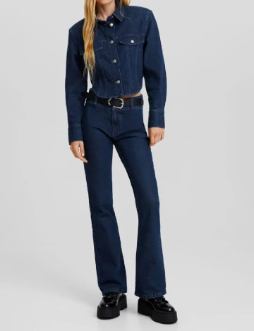 Blugi Bershka, albastru