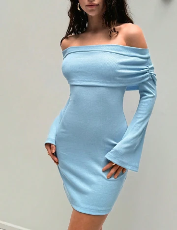 Rochie scurta SHEIN, albastru