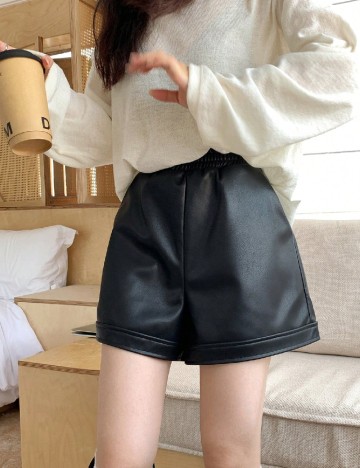 Pantaloni scurti Dazy, negru