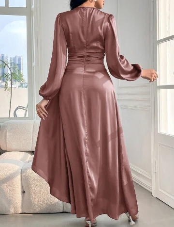 Rochie lunga SHEIN, roz pudra