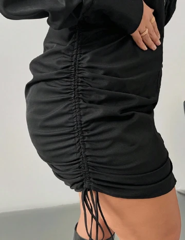 Rochie scurta SHEIN CURVE, negru