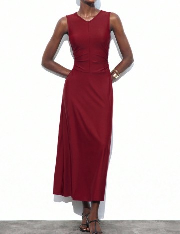 Rochie lunga SHEIN, grena