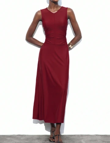 Rochie lunga SHEIN, grena