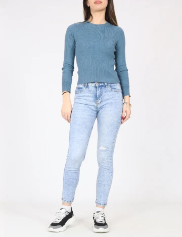 Blugi Bershka, albastru