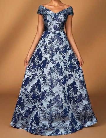 
						Rochie lunga SHEIN, albastru