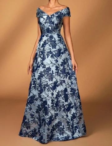 Rochie lunga SHEIN, albastru