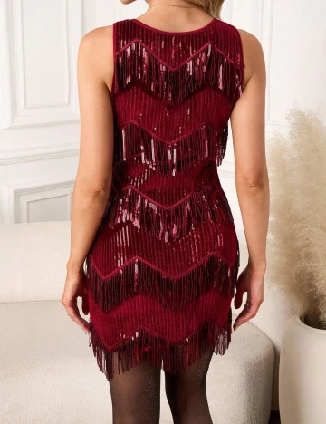 Rochie scurta SHEIN, visiniu