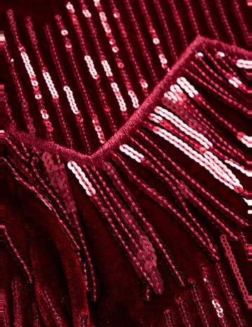 Rochie scurta SHEIN, visiniu