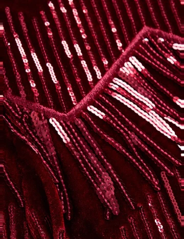 Rochie scurta SHEIN, visiniu