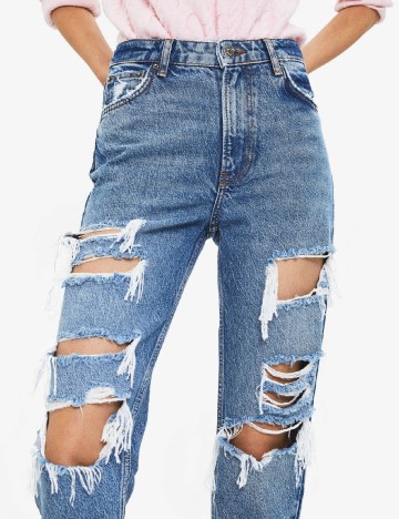 Blugi Bershka, albastru