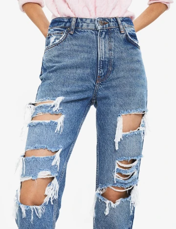 Blugi Bershka, albastru