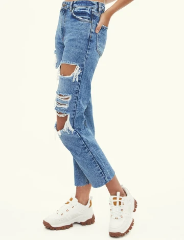 Blugi Bershka, albastru