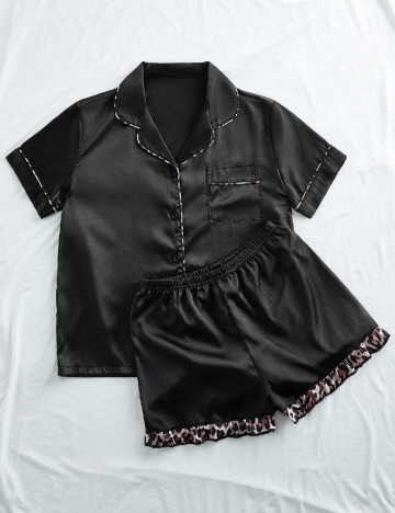 
						Pijama SHEIN, negru