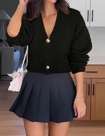 Cardigan SHEIN, negru