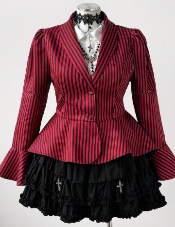 Sacou SHEIN CURVE, rosu