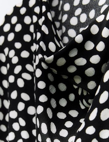 Rochie scurta Zara, negru/alb